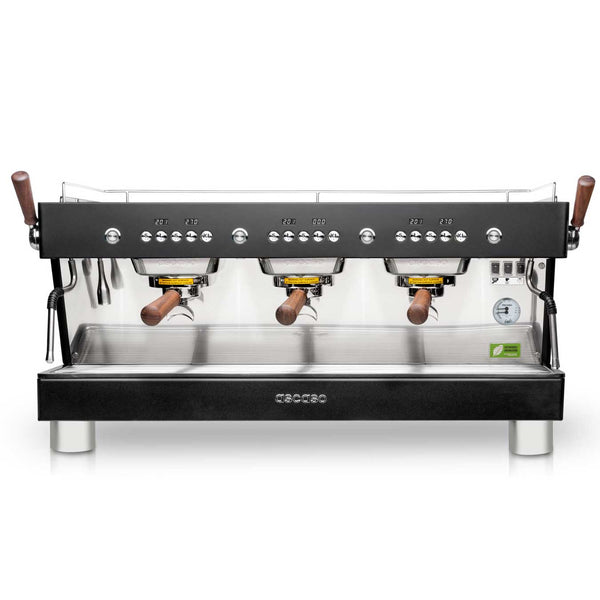 ascaso Barista T Plus Automatic 3 Group Espresso Machine with Thermodynamic Technology (Black)
