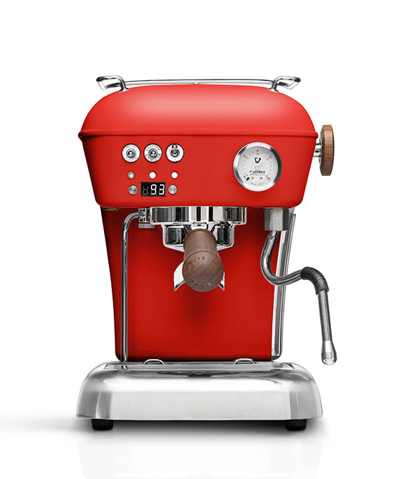 ascaso Dream PID Programmable Home Espresso Machine w/ Volumetric Controls 120V (Love Red)