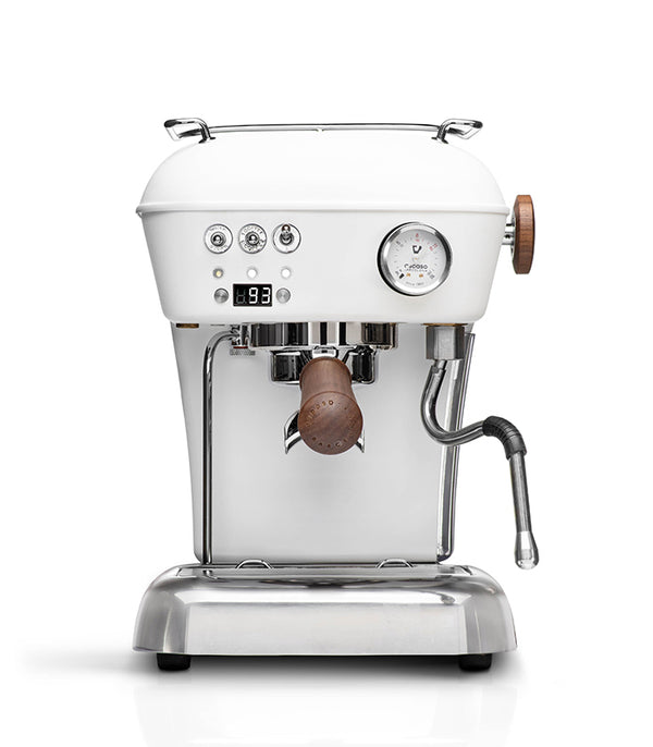 ascaso Dream PID Programmable Home Espresso Machine w/ Volumetric Controls 120V (Cloud White)