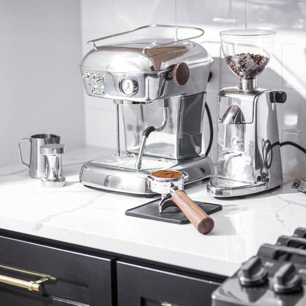 Ascaso Dream PID Programmable Home Espresso Machine W/ Volumetric Controls 120V (Aluminum)