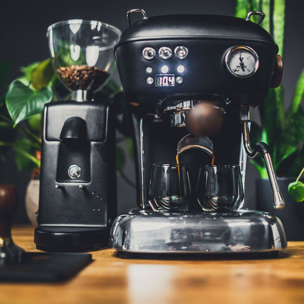 Ascaso Dream PID Programmable Home Espresso Machine W/ Volumetric Controls 120V (Dark Black)