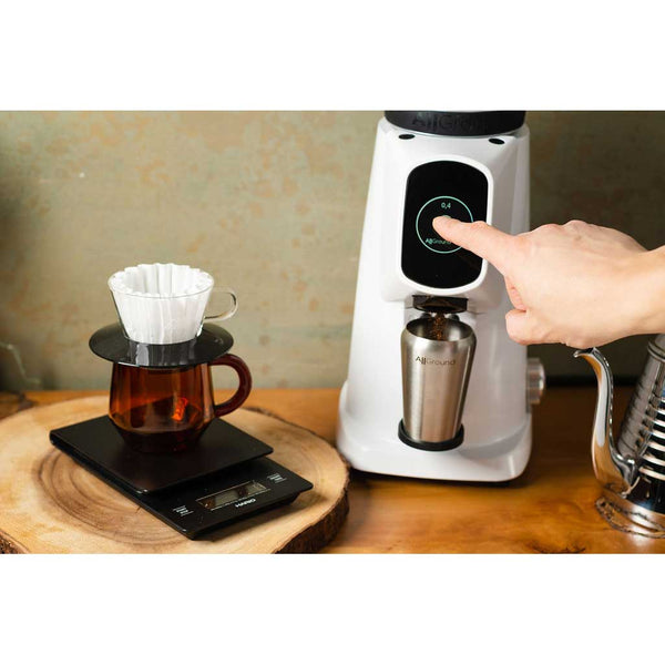 Ascaso Fiorenzato AllGround ProBrew Filter Coffee Grinder - White