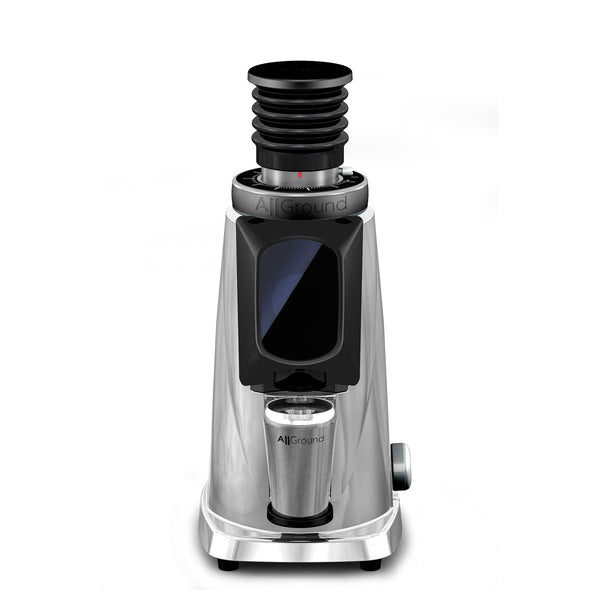 ascaso Fiorenzato AllGround ProBrew Filter Coffee Grinder - Chrome w/ Black