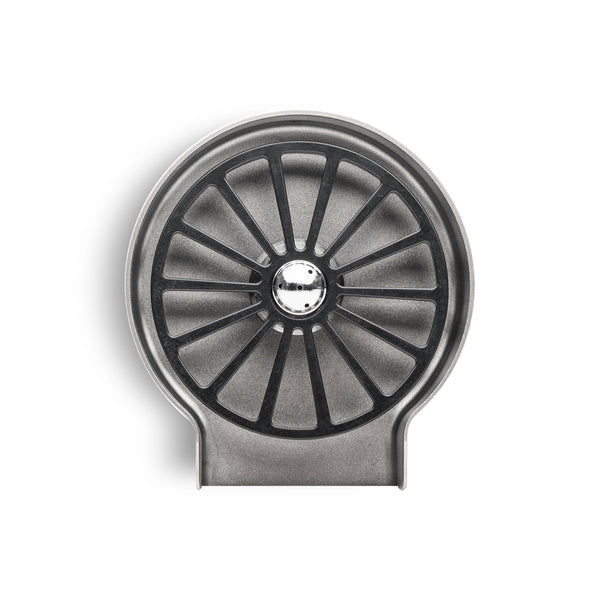 ascaso GLASS RINSER FOR KITCHEN SINKS NSF APPROVED 4" ROUND STAINLESS STEEL PAN WITH DETACHED WOBBLE PLATE ACTIVATION