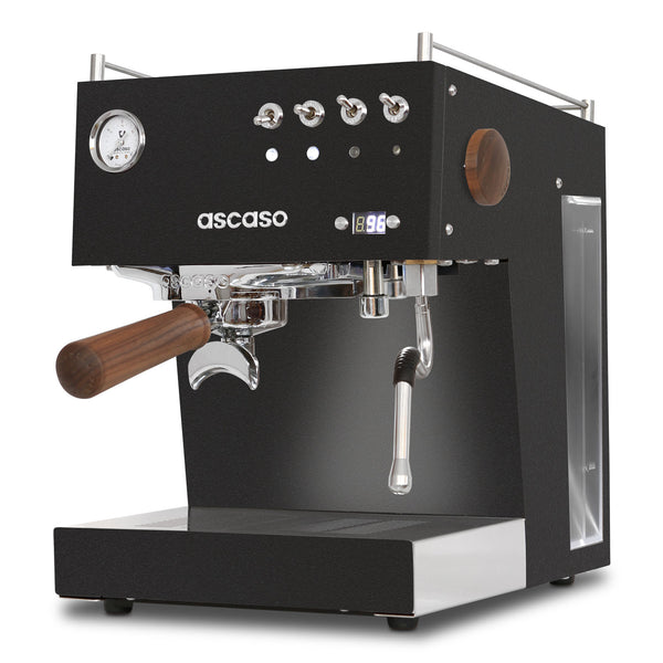 Ascaso Steel DUO PID Programmable Espresso Machine W/ Volumetric Controller Dual Thermoblock 120V (Black)