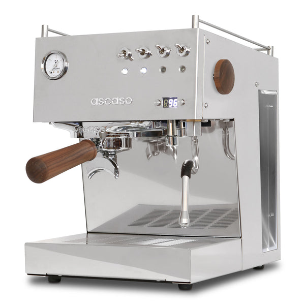 Ascaso Steel DUO PID Programmable Espresso Machine W/ Volumetric Controller Dual Thermoblock 120V (Inox)