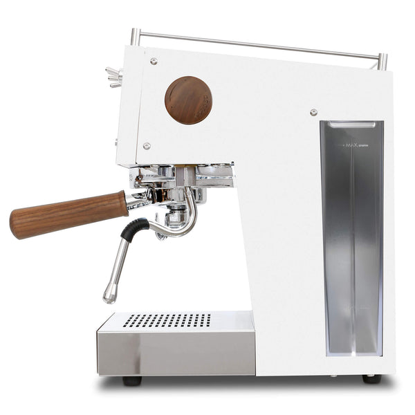 Ascaso Steel UNO PID Programmable Espresso Machine W/ Volumetric Controls Single Thermoblock 120V (White)