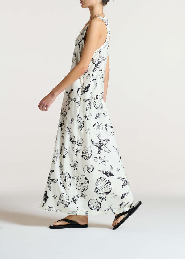 Asceno ASCENO X Lucy Delius Rock Pool Silk Dress