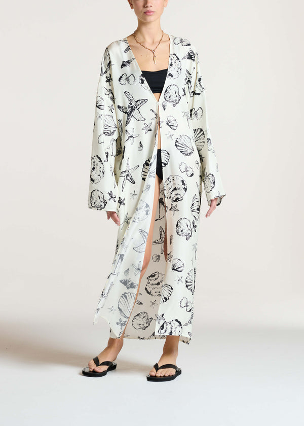 asceno ASCENO x Lucy Delius Rock Pool Silk Robe