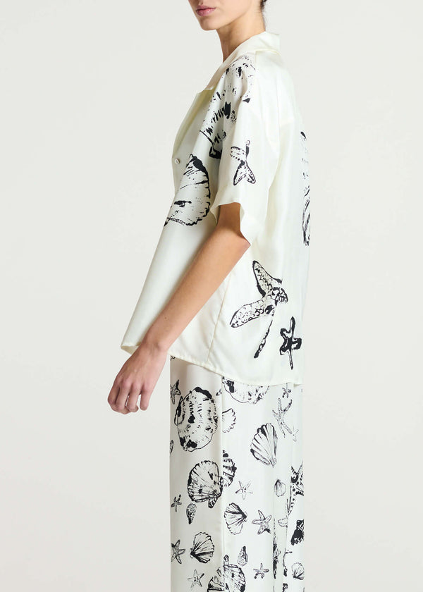 Asceno ASCENO X Lucy Delius Rock Pool Silk Shirt