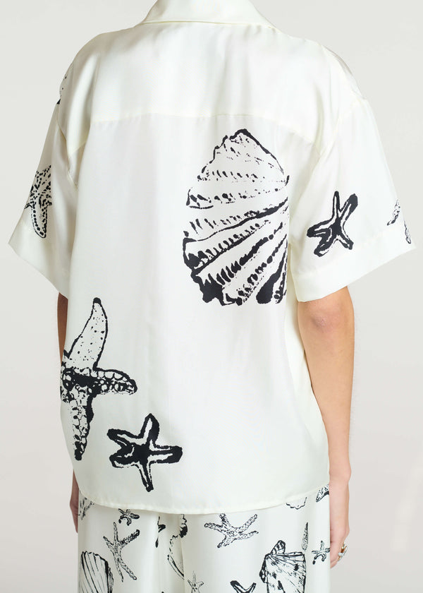 Asceno ASCENO X Lucy Delius Rock Pool Silk Shirt