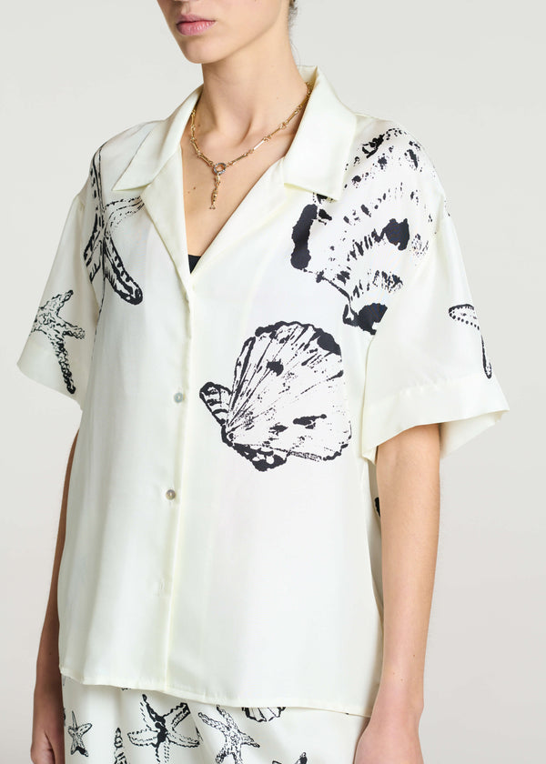 asceno ASCENO x Lucy Delius Rock Pool Silk Shirt