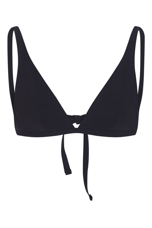 Asceno Cannes Bikini Top Black