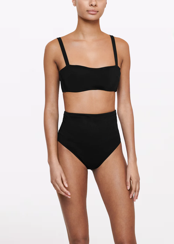 Asceno Deia Bikini Bottom Black Recycled Elastane