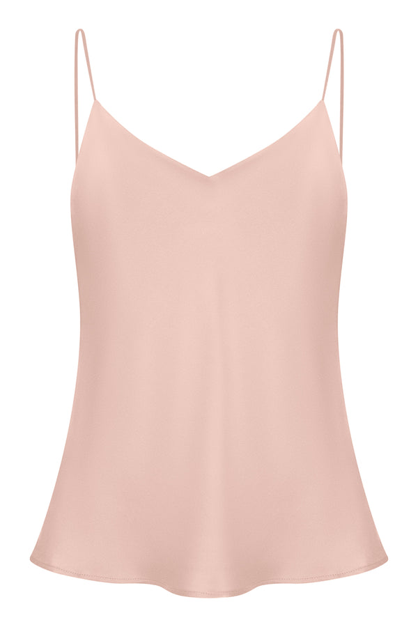 Asceno Milos Cami Pale Blush Silk