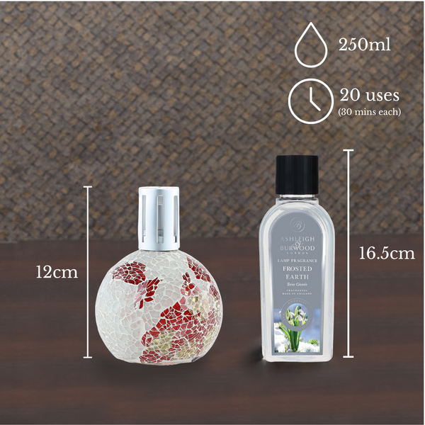 Ashleigh & Burwood Earth's Magma & Frosted Earth Fragrance Lamp Gift Set