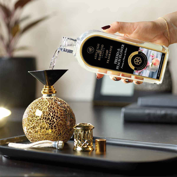 Ashleigh & Burwood Freesia & Peach Flower Lamp Fragrance