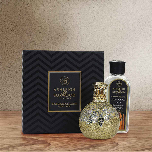 ashleigh & burwood Little Treasure & Moroccan Spice Fragrance Lamp Gift Set