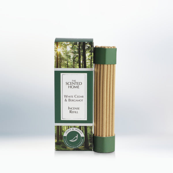 ashleigh & burwood White Cedar & Bergamot Mini Incense Refill