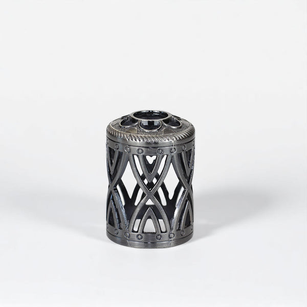 ashleigh & burwood William (Antique Silver) Large Fragrance Lamp Crown