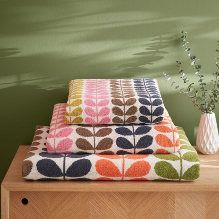Ashley Wilde Orla Kiely Multi Stem Auburn Towels