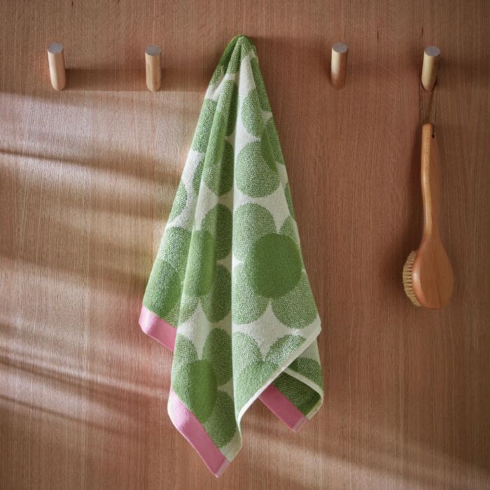 Ashley Wilde Orla Kiely Retro Flower Clover Towels