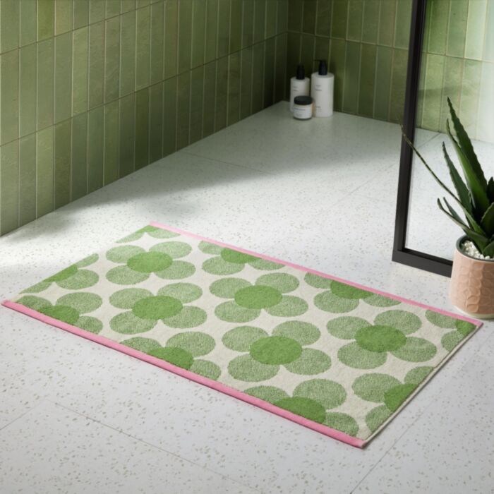 Ashley Wilde Orla Kiely Retro Flower Clover Towels
