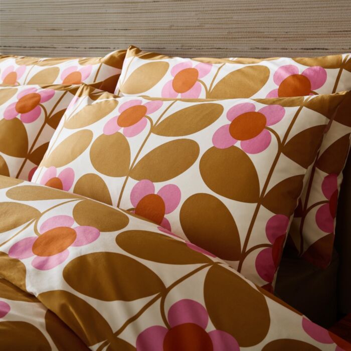 Ashley Wilde Orla Kiely Stem Bloom Saffron Bedding