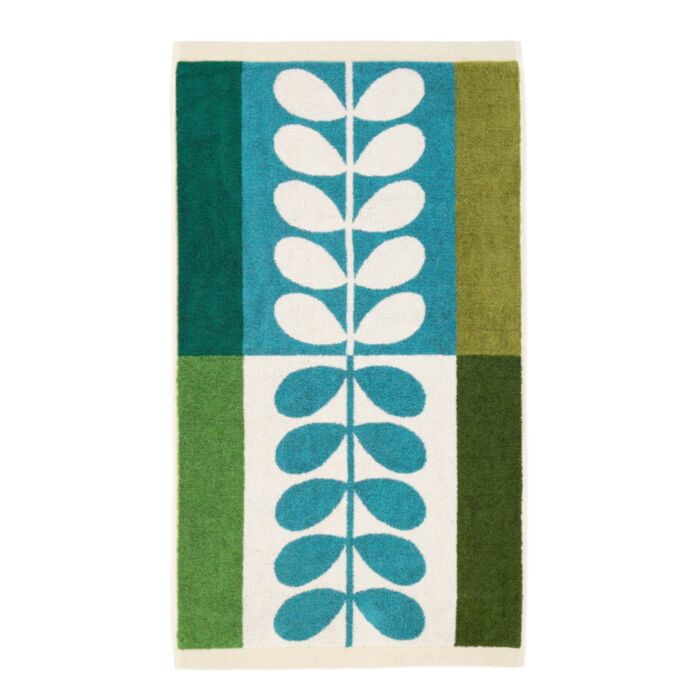 Ashley Wilde Orla Kiely Stem Check Willow Towels