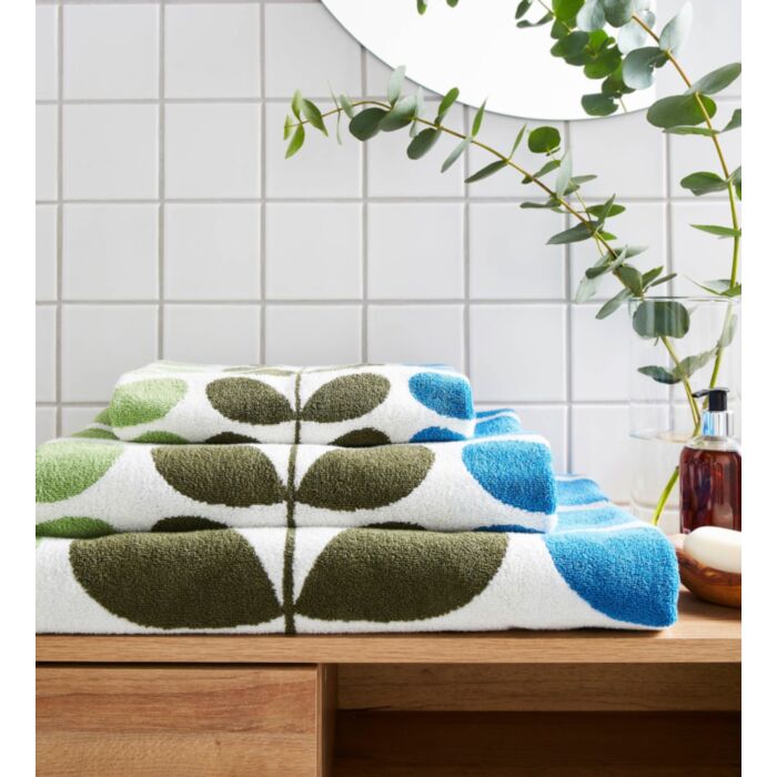 ashley wilde Orla Kiely Trio Stem Riviera Towels