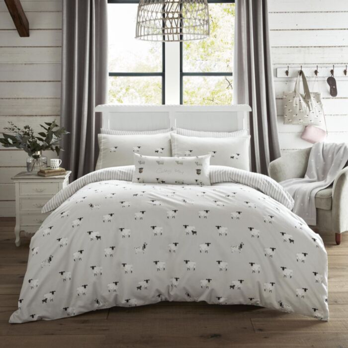 Ashley Wilde Sophie Allport Sheep Oatmeal Bedding