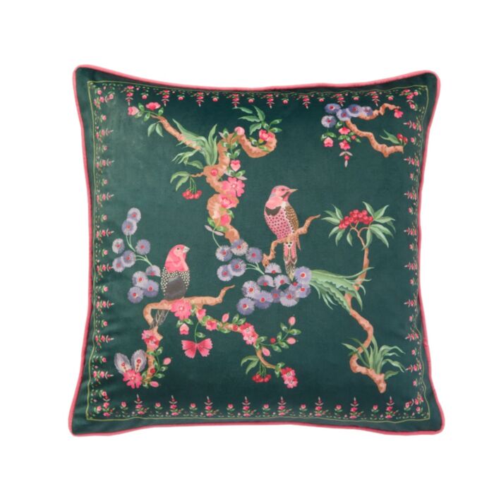 ashley wilde Cath Kidston Bird Emerald 50x50cm Poly Cushion