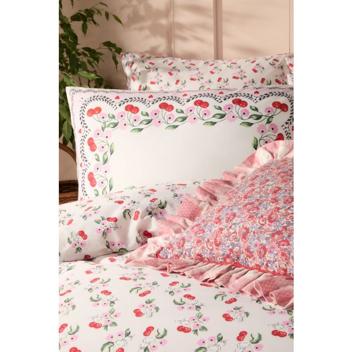Ashley Wilde Cath Kidston Cherry Picked Pink Cream Bedding