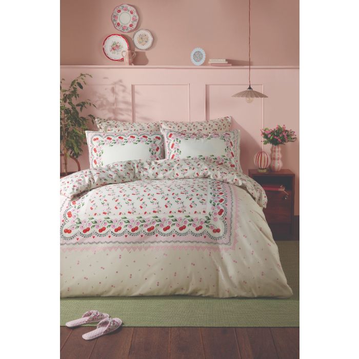 Ashley Wilde Cath Kidston Cherry Picked Pink Cream Bedding