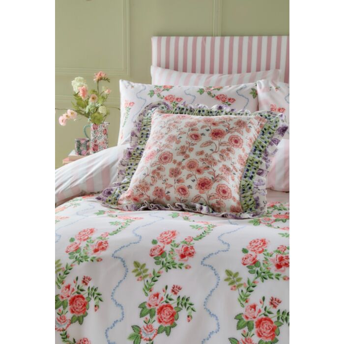 Ashley Wilde Cath Kidston Double Ruffle Multi 45x45 Poly Cushion