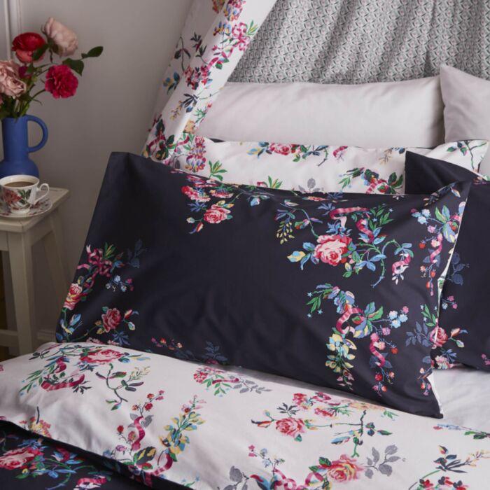 ashley wilde Cath Kidston Ribbon Roses Navy Bedding