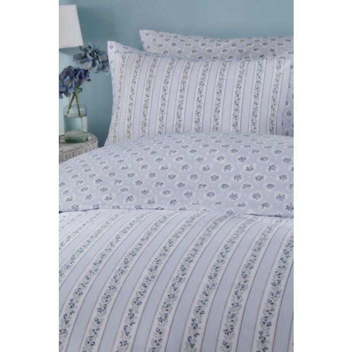 Ashley Wilde Cath Kidston Ticking Stripe Blue Bedding