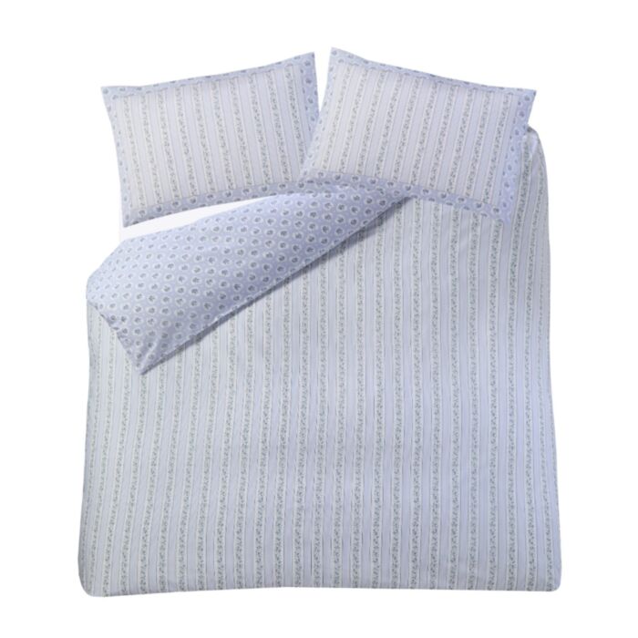 Ashley Wilde Cath Kidston Ticking Stripe Blue Bedding