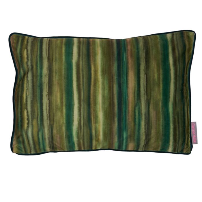 Ashley Wilde Clarissa Hulse Artists Stripe Olive 40x60cm Feather Cushion