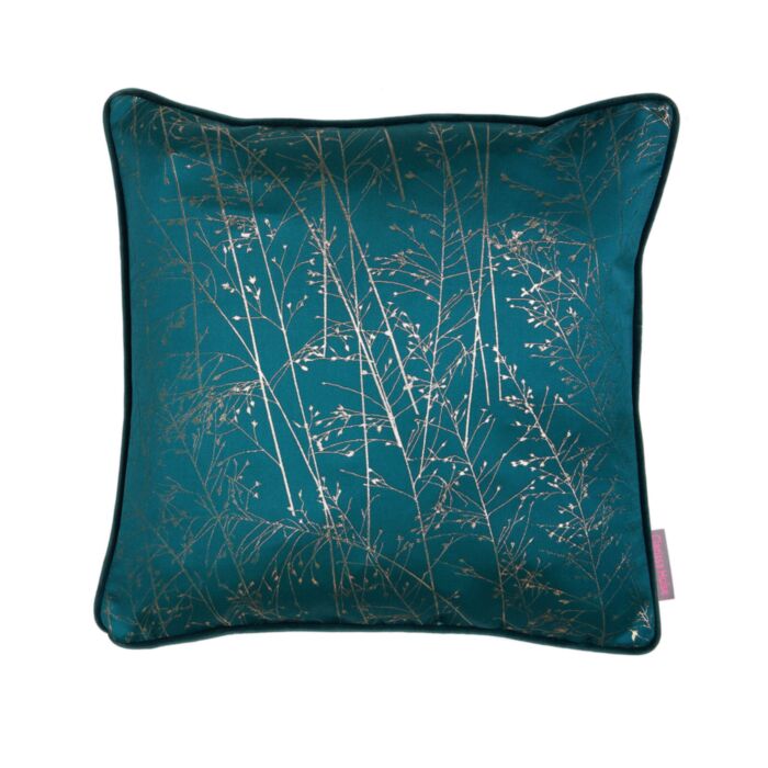 Ashley Wilde Clarissa Hulse Whispering Grass Peacock 43x43cm Feather Cushion