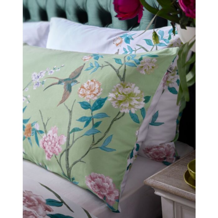 Ashley Wilde Graham & Brown Chinoiserie Garden Green Bedding
