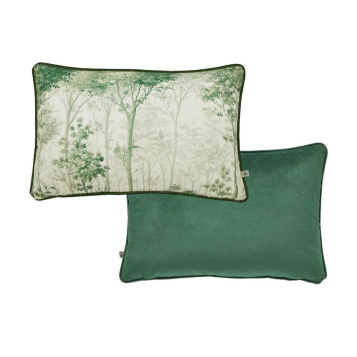 Ashley Wilde Graham & Brown Coppice Forest Sage 40x60 Feather Cushion