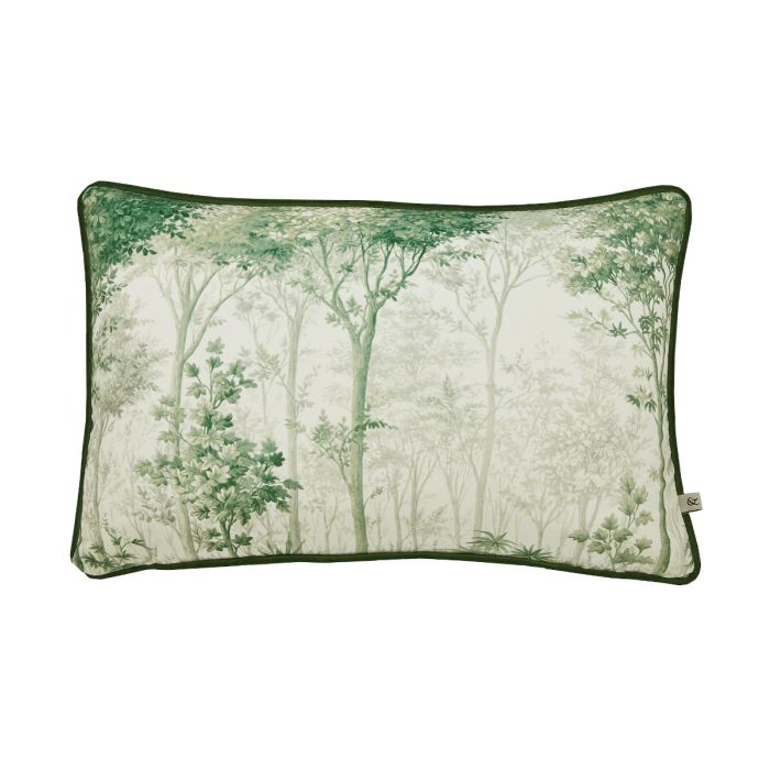 Ashley Wilde Graham & Brown Coppice Forest Sage 40x60 Feather Cushion
