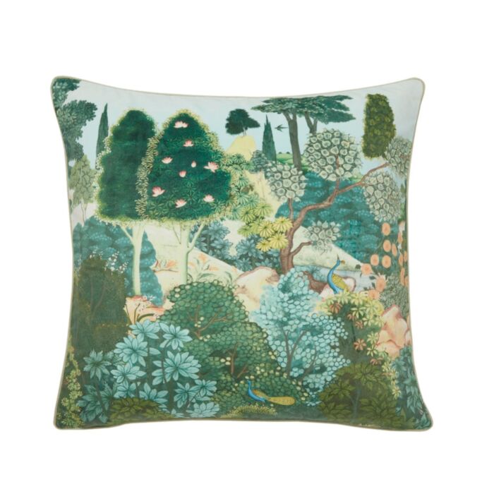 ashley wilde Graham & Brown New Eden Emerald 50x50cm Feather Cushion
