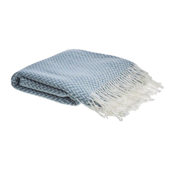 Ashley Wilde Laura Ashley Arya Dark Seaspray 140x180cm Throw