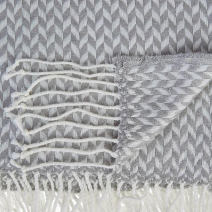 Ashley Wilde Laura Ashley Arya Steel 140x180cm Throw