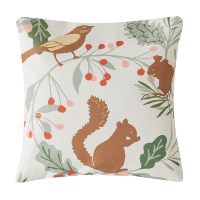 ashley wilde Laura Ashley Autumnal Woodland Sage Green 43x43cm Microfibre Cushion