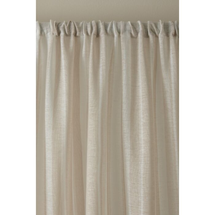 Ashley Wilde Laura Ashley Awning Stripe Natural Ready Made Curtains