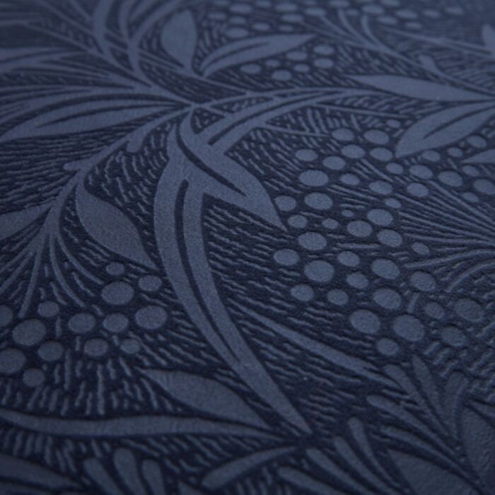 Ashley Wilde Laura Ashley Barley Embossed Midnight Navy 50x50cm Microfibre Cushion
