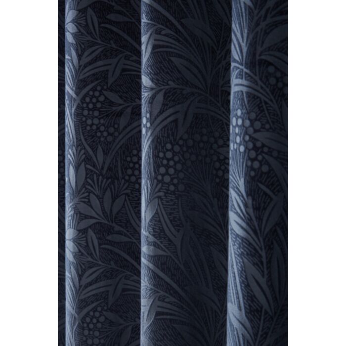 Ashley Wilde Laura Ashley Barley Embossed Midnight Ready Made Curtains